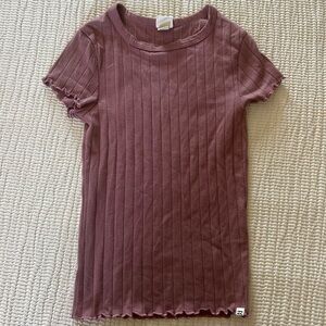 Billabong Ribbed Purple Top